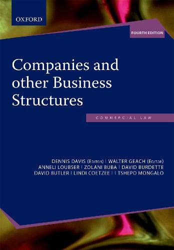 Book Companies and other Business Structures in South Africa free