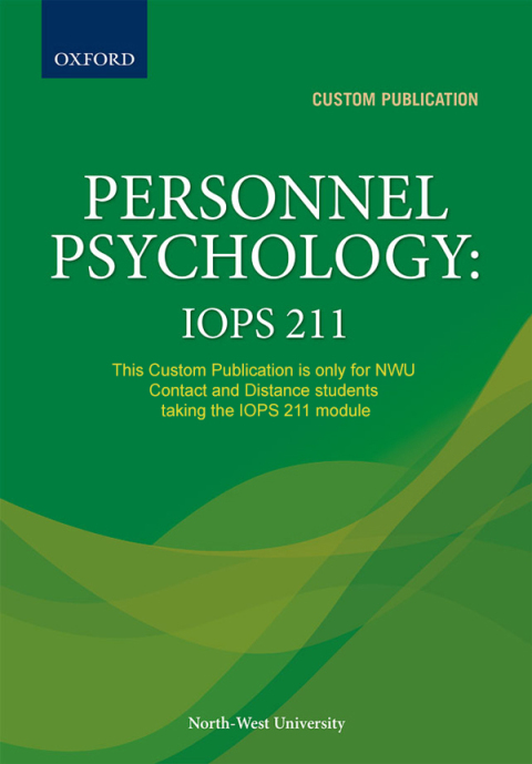 Book Personnel Psychology: IOPS 211 Custom Publication free