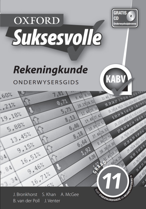 Book Oxford Suksesvolle Rekeningkunde Graad 11 Onderwysersgids free