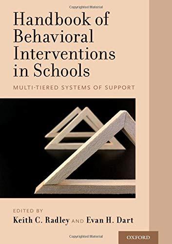Book Handbook of Behavioral Interventions in Schools: Multi-Tiered Systems of Support free