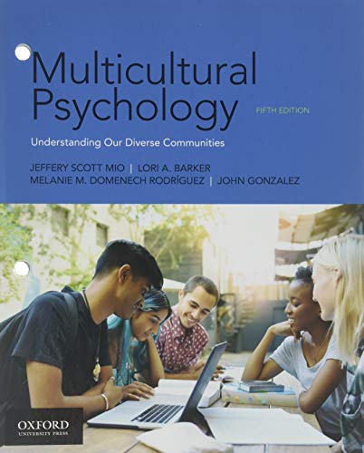 Book Multicultural Psychology free