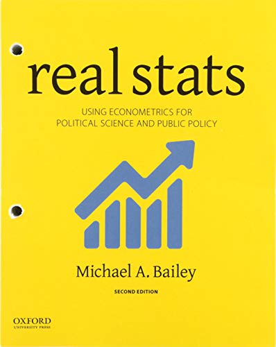 Book Real Stats: Using Econometrics for Political Science and Public Policy free