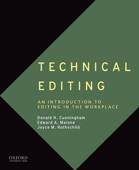 Book Technical Editing: An Introduction to Editing in the Workplace free