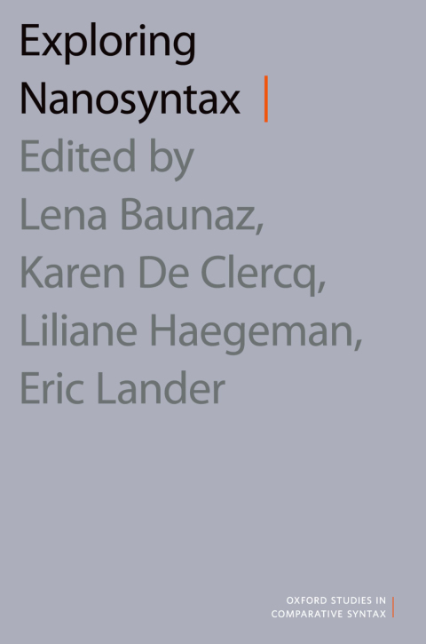 Book Exploring Nanosyntax (Oxford Studies in Comparative Syntax) free