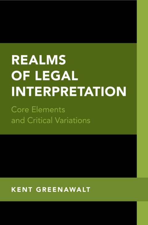 Book Realms of Legal Interpretation free