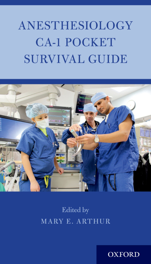 Book Anesthesiology CA-1 Pocket Survival Guide free