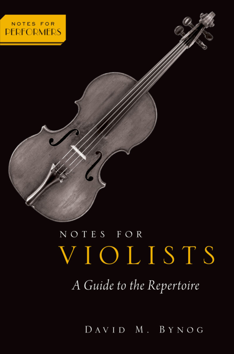 Book Notes for Violists free