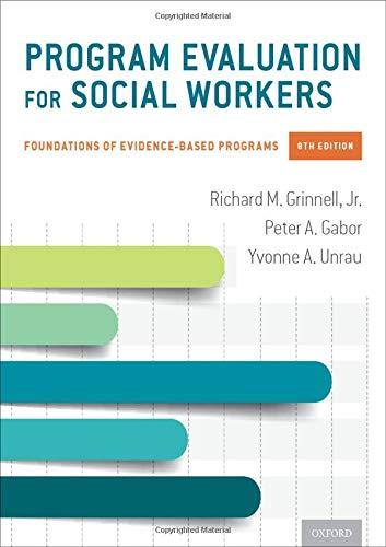 Book Program Evaluation for Social Workers: Foundations of Evidence-Based Programs free