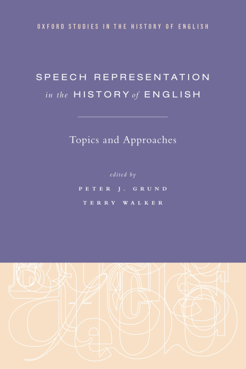 Book Speech Representation in the History of English free