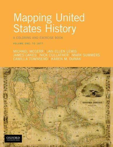 Book Mapping United States History: A Coloring and Exercise Book, Volume One: To 1877 free