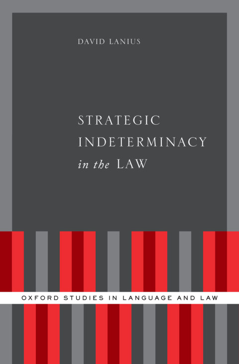 Book Strategic Indeterminacy in the Law free