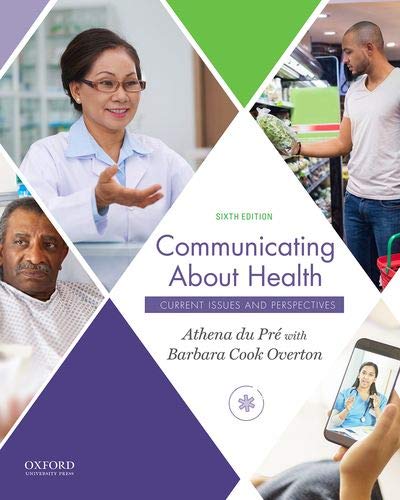 Book Communicating About Health: Current Issues and Perspectives free