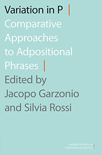 Book Variation in P (Oxford Studies in Comparative Syntax) free