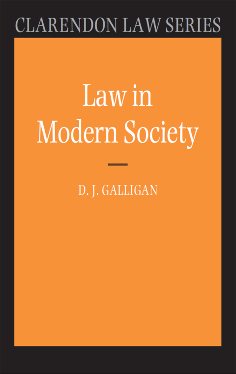 Book Law in Modern Society free