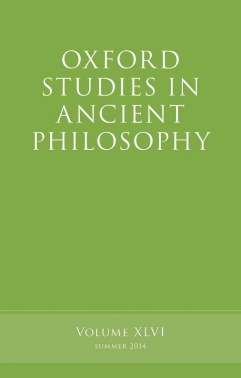 Book Oxford Studies in Ancient Philosophy, Volume 46 free