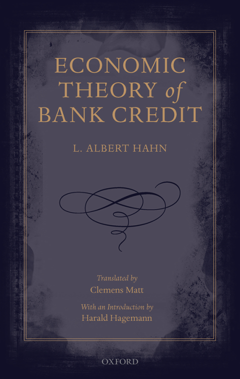 Book Economic Theory of Bank Credit free