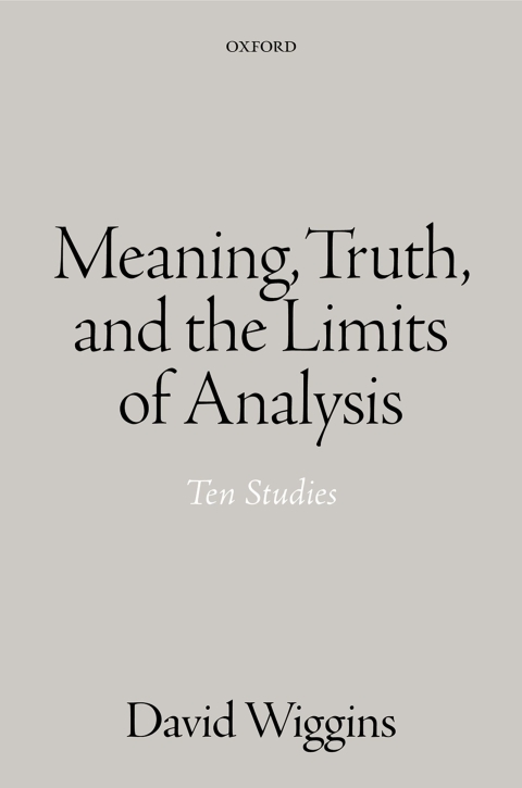 Book Meaning, Truth, and the Limits of Analysis: Ten Studies free