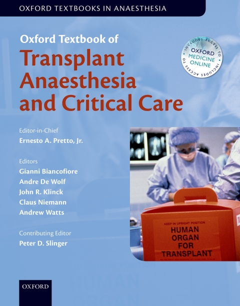 Book Oxford Textbook of Transplant Anaesthesia and Critical Care free