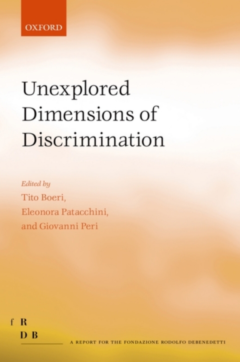 Book Unexplored Dimensions of Discrimination free