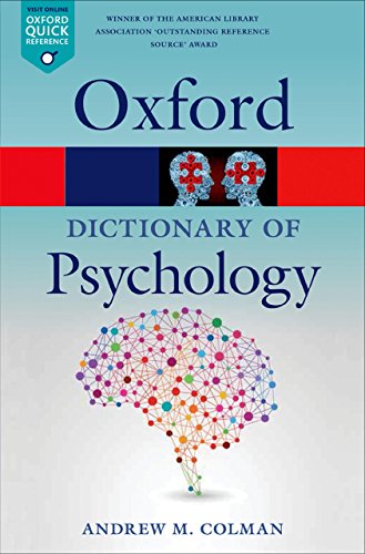 Book A Dictionary of Psychology (Oxford Quick Reference) free
