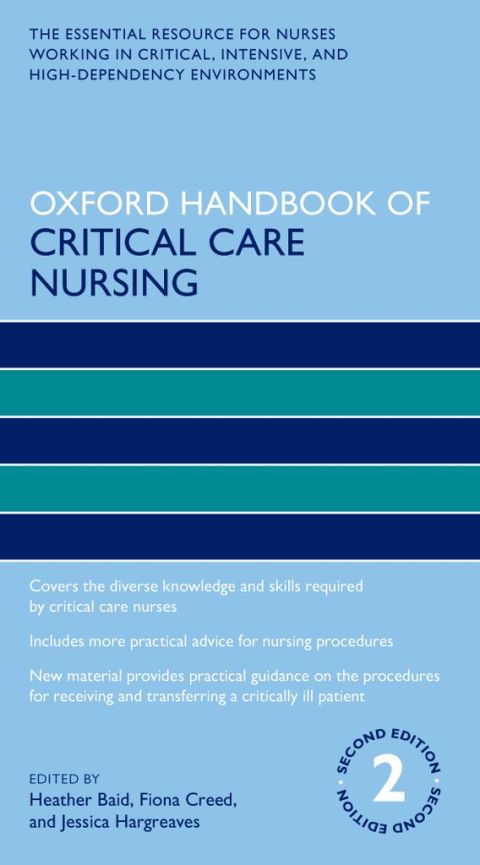 Book Oxford Handbook of Critical Care Nursing (Oxford Handbooks in Nursing) free