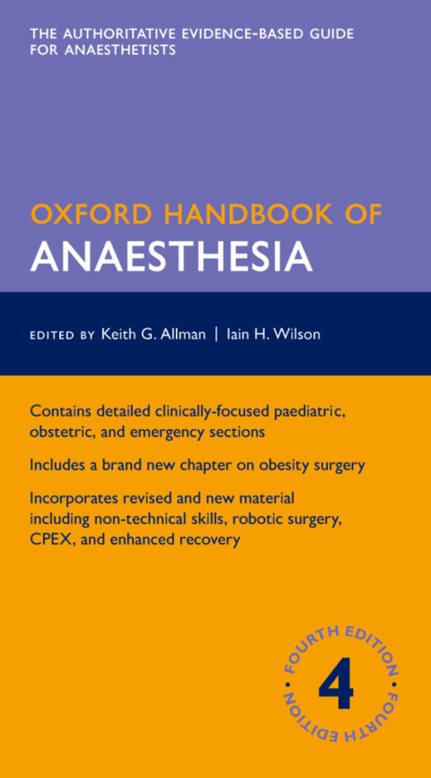 Book Oxford Handbook of Anaesthesia free
