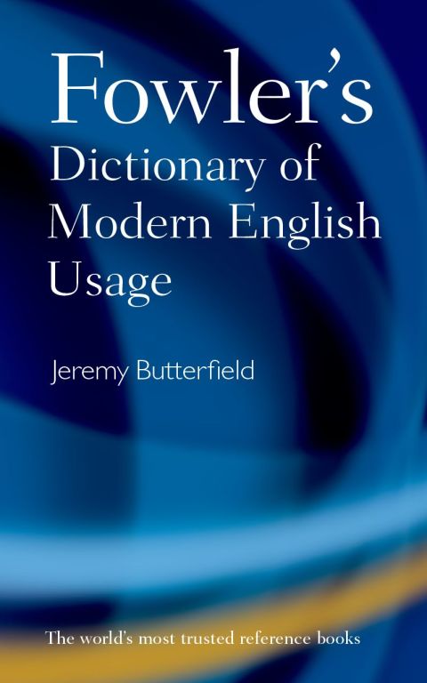 Book Fowler's Dictionary of Modern English Usage free