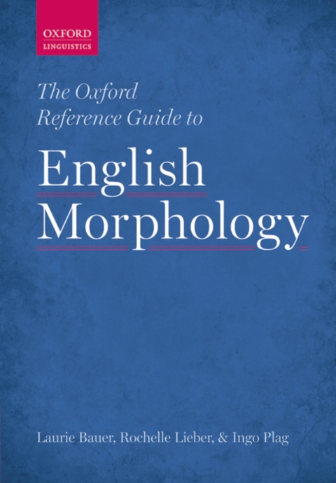Book The Oxford Reference Guide to English Morphology free