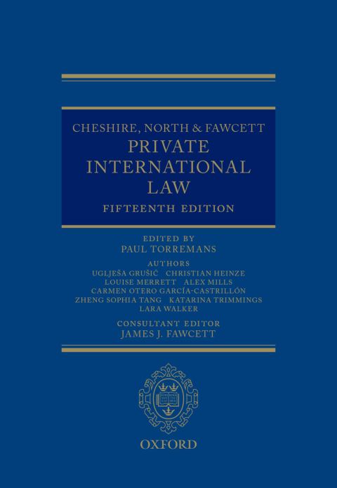 Book Cheshire, North & Fawcett: Private International Law free
