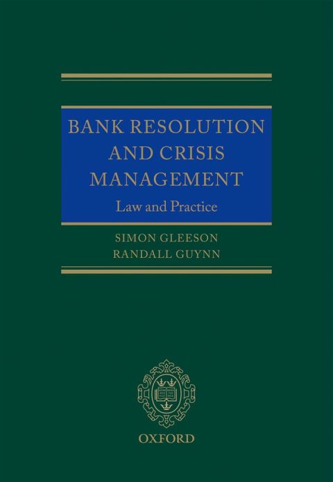 Book Bank Resolution and Crisis Management: Law and Practice free