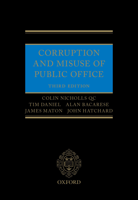 Book Corruption and Misuse of Public Office free