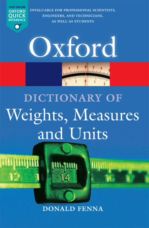 Book A Dictionary of Weights, Measures, and Units (Oxford Quick Reference) free