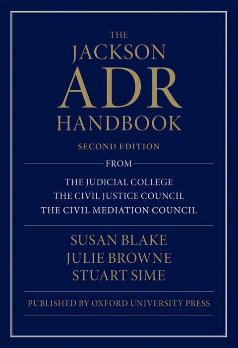Book The Jackson ADR Handbook free