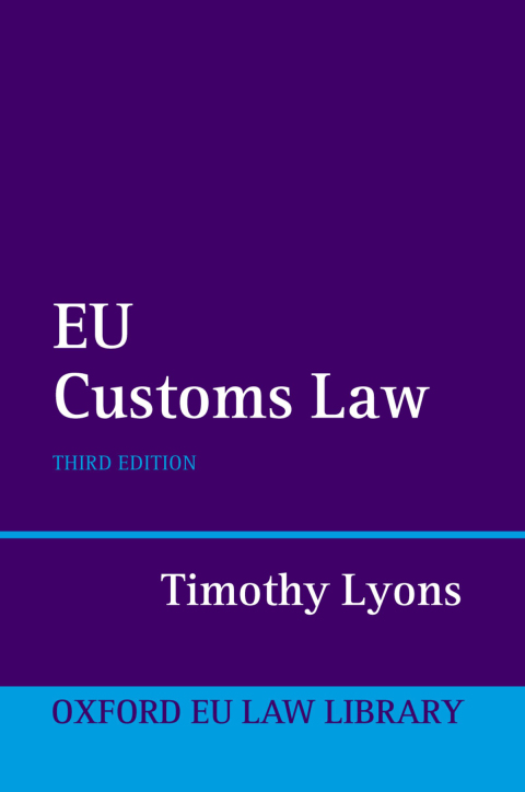 Book EU Customs Law (Oxford European Union Law Library) free