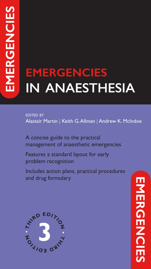 Book Emergencies in Anaesthesia (Emergencies in...) free
