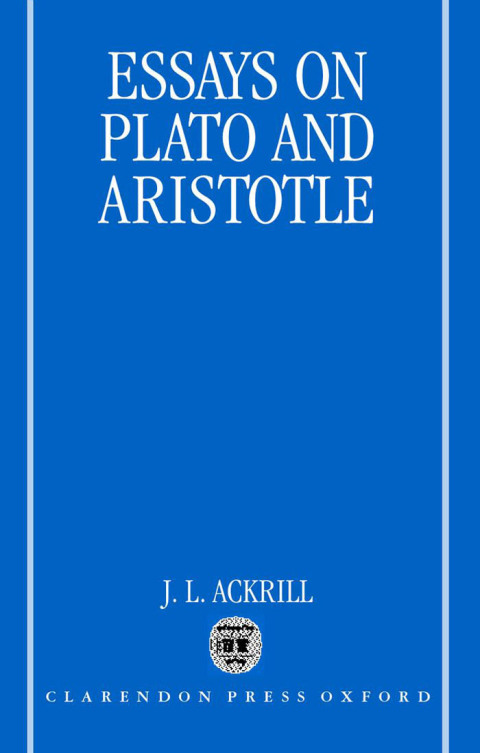 Book Essays on Plato and Aristotle free