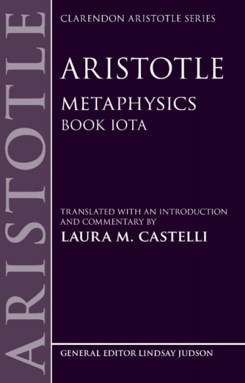 Book Aristotle: Metaphysics: Book Iota (Clarendon Aristotle) free