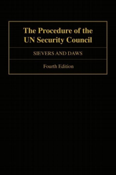 Book The Procedure of the UN Security Council free