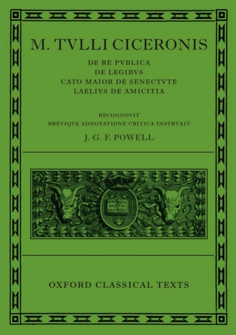 Book M. Tulli Ciceronis De Re Publica, De Legibus, Cato Maior de Senectute, Laelius de Amicitia (Oxford Classical Texts) free
