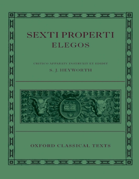 Book Sexti Properti Elegi (Oxford Classical Texts) free