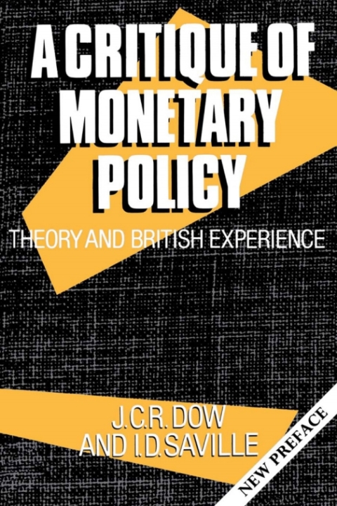 Book A Critique of Monetary Policy free