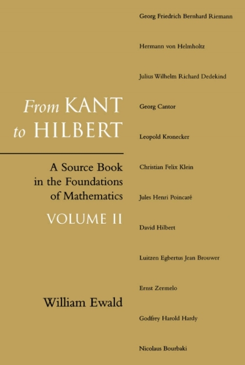 Book From Kant to Hilbert Volume 2 free