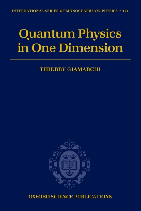 Book Quantum Physics in One Dimension free