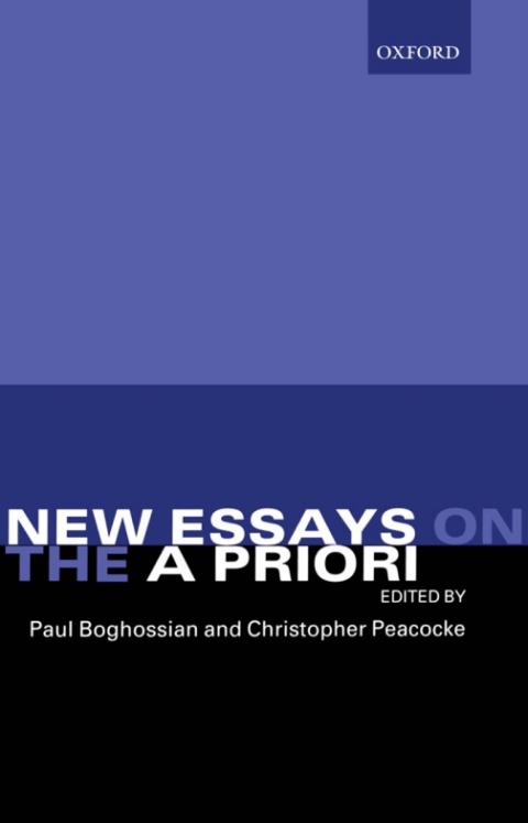 Book New Essays on the A Priori free