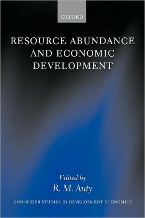Book Resource Abundance and Economic Development free