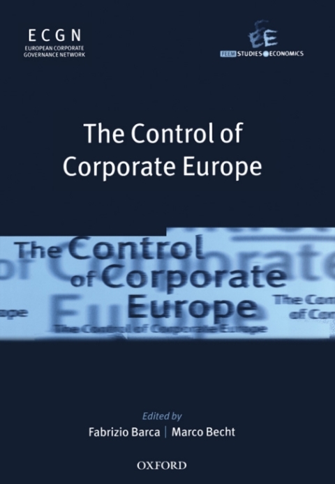 Book The Control of Corporate Europe free