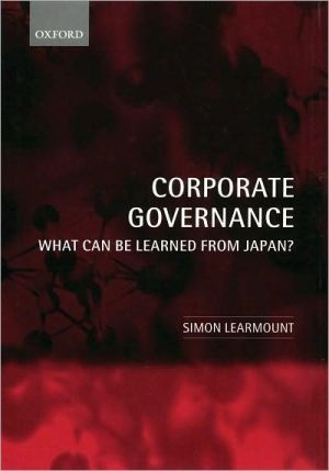 Book Corporate Governance: What Can Be Learned from Japan? free