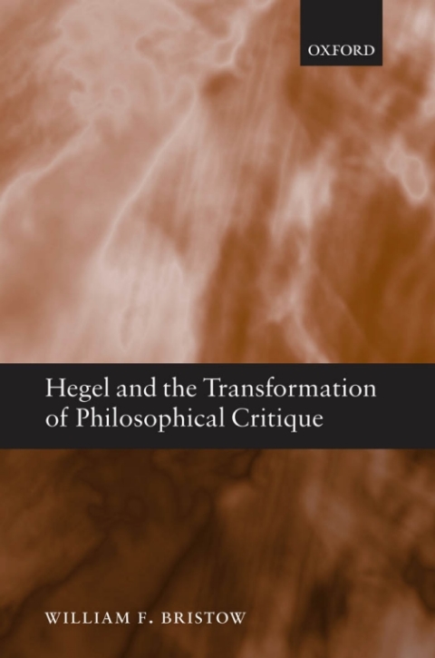 Book Hegel and the Transformation of Philosophical Critique free