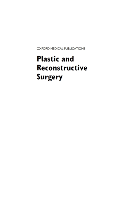 Book Plastic and Reconstructive Surgery free