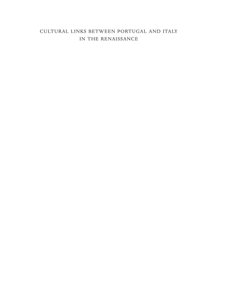 Book Cultural Links between Portugal and Italy in the Renaissance free